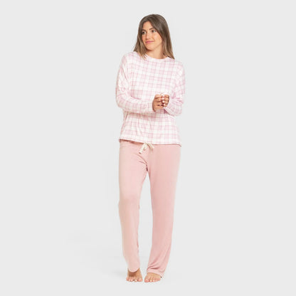 Pigiama lungo da donna segreto con immagine di barbie