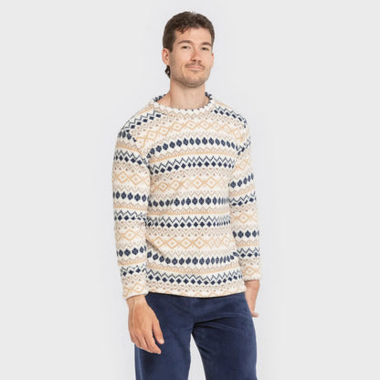 Pijama coral hombre Cor azul