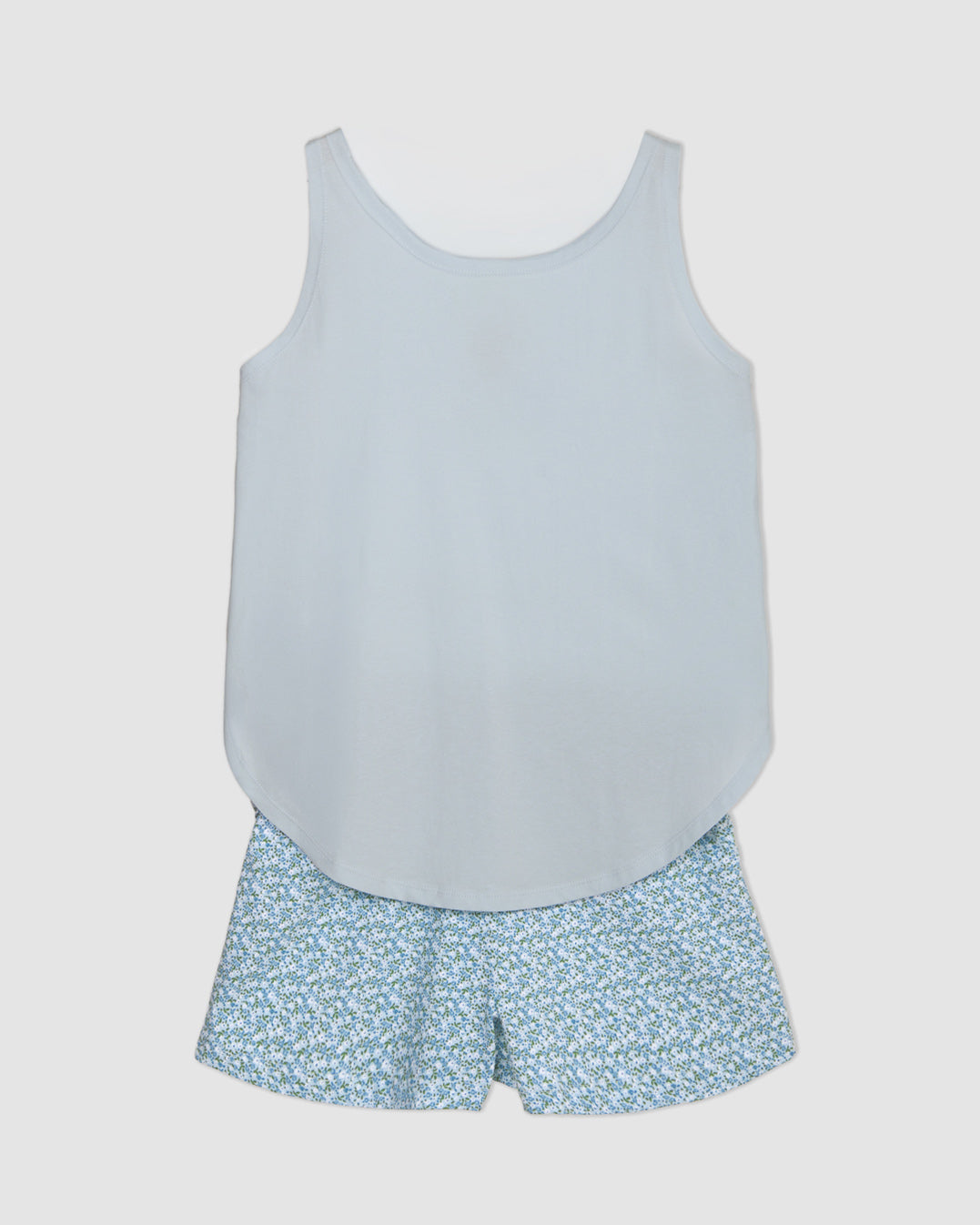 Pijama tirantes algodón nicole azul