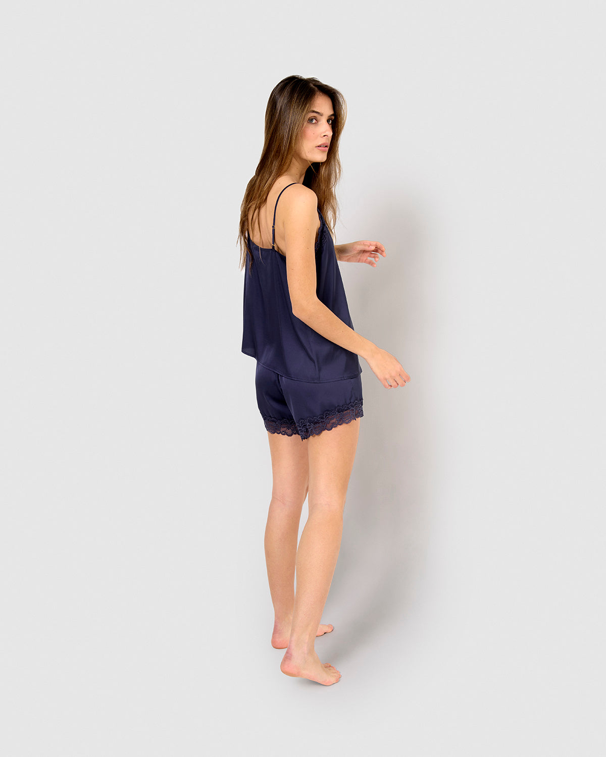 Pijama tirantes mujer satén Friday liso