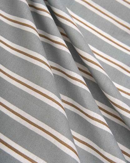 Ensemble de draps en coton bleu Schon