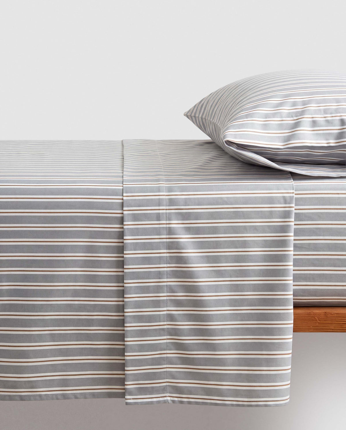 Ensemble de draps en coton bleu Schon