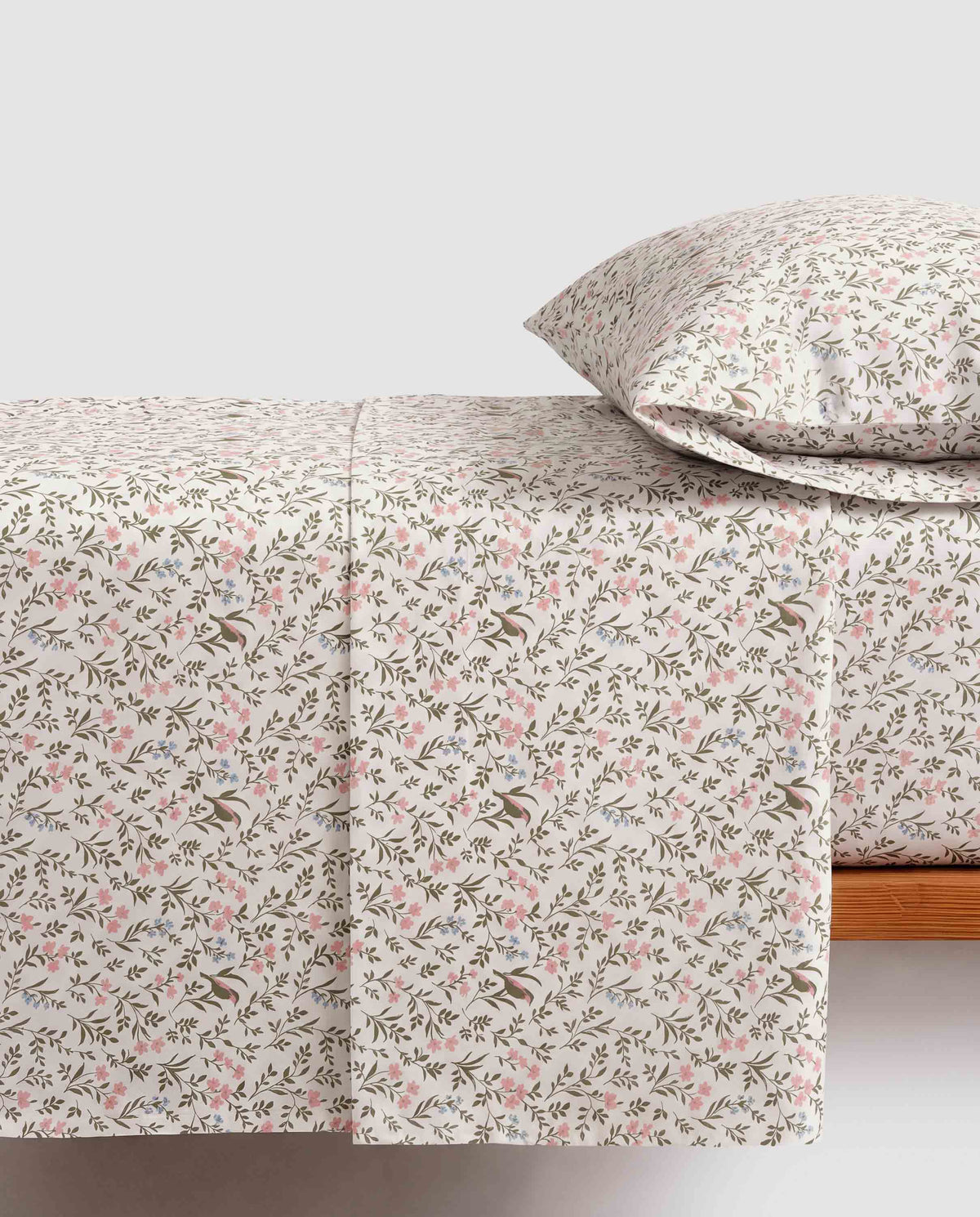 Juego de sábanas 100% algodón mossira rosa (144 hilos)
