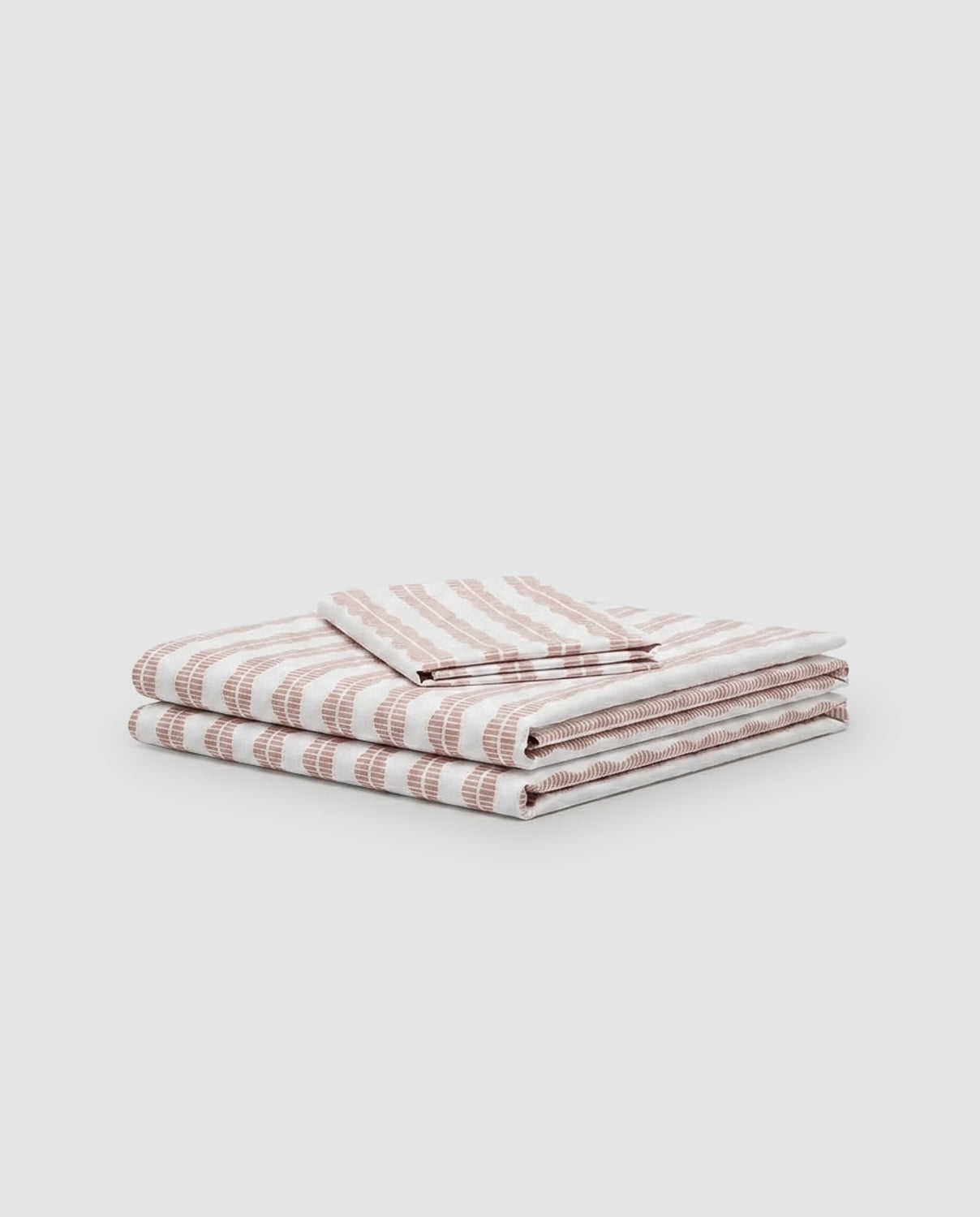 Juego de sábanas algodón toile rosa claro