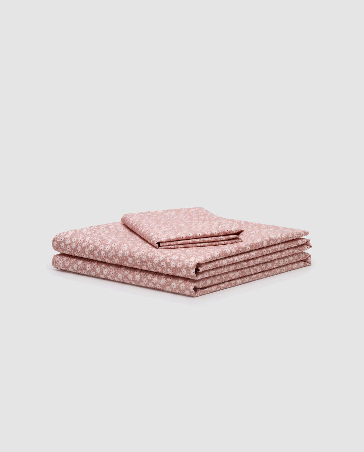 Conjunto de lençóis de algodão rosa malva Maddy