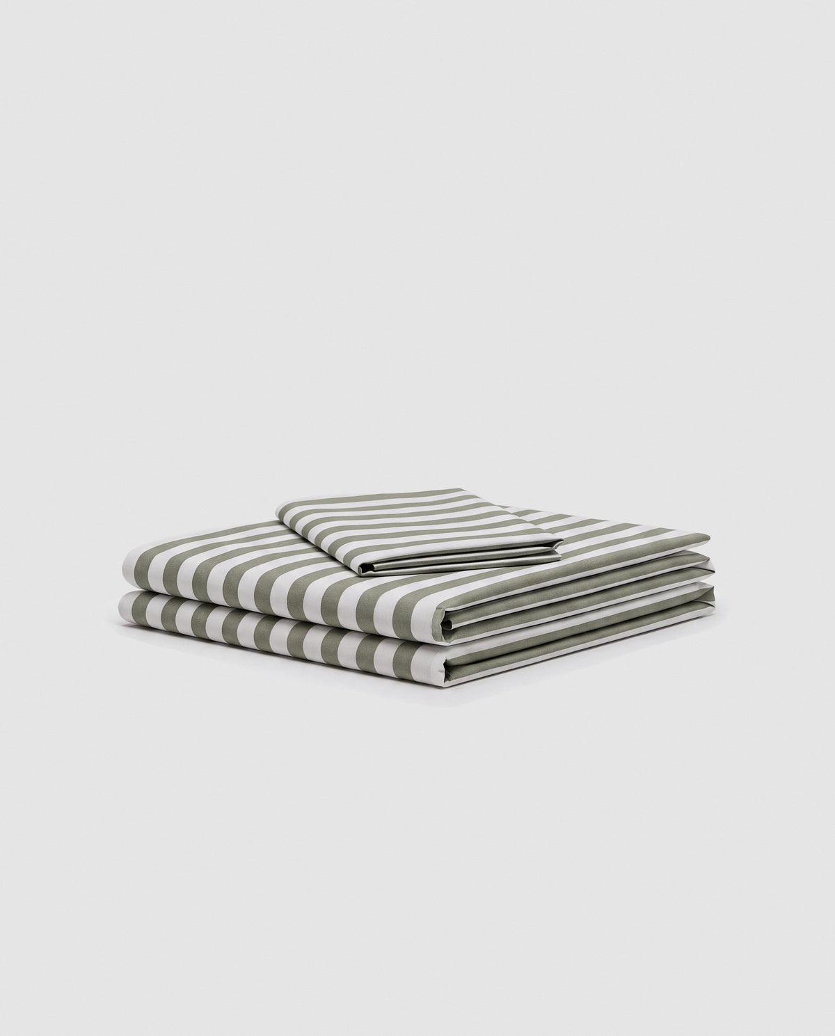 Aviles Green Hunting Striped Cotton Sheet Set