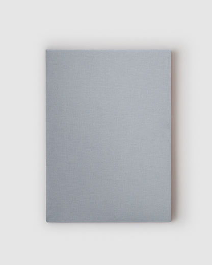 ensemble de draps en coton bleu clair