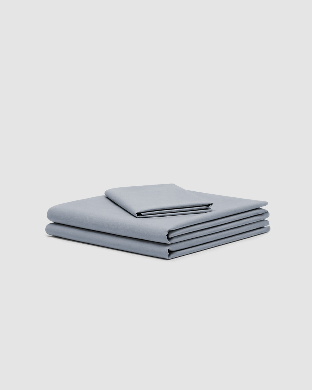 ensemble de draps en coton bleu clair