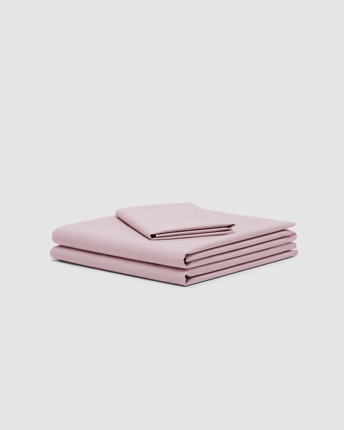 Juego de sábanas algodón rosa
