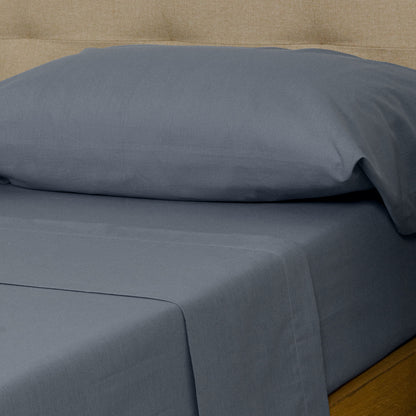 SET LENZUOLA PERCALE ALG TINTO