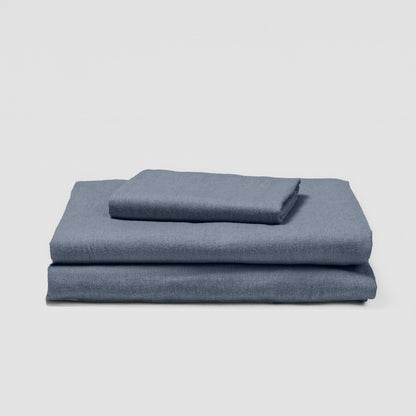 SET LENZUOLA IN FLANELLA SOLIDA