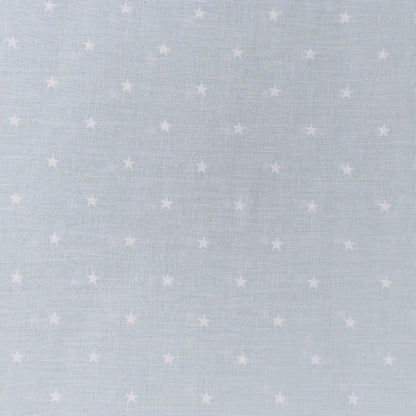 Juego de sábanas de cuna de algodón estrellitas celeste