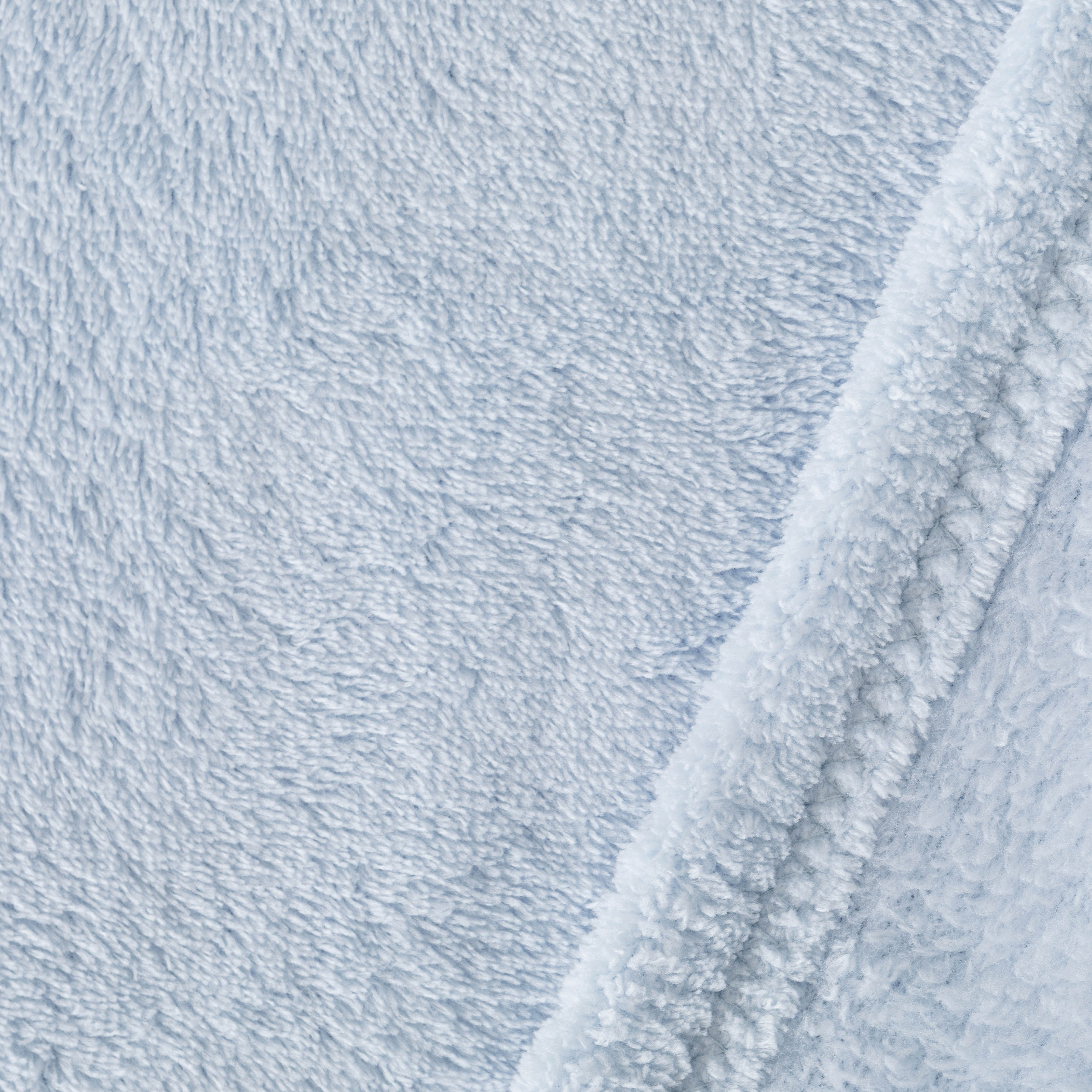 Ensemble de draps-housses pour berceau en polaire corail unie