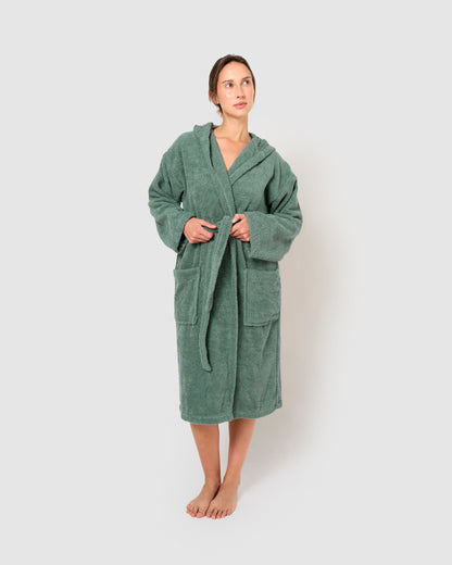 Peignoir à capuche unisexe 450 g