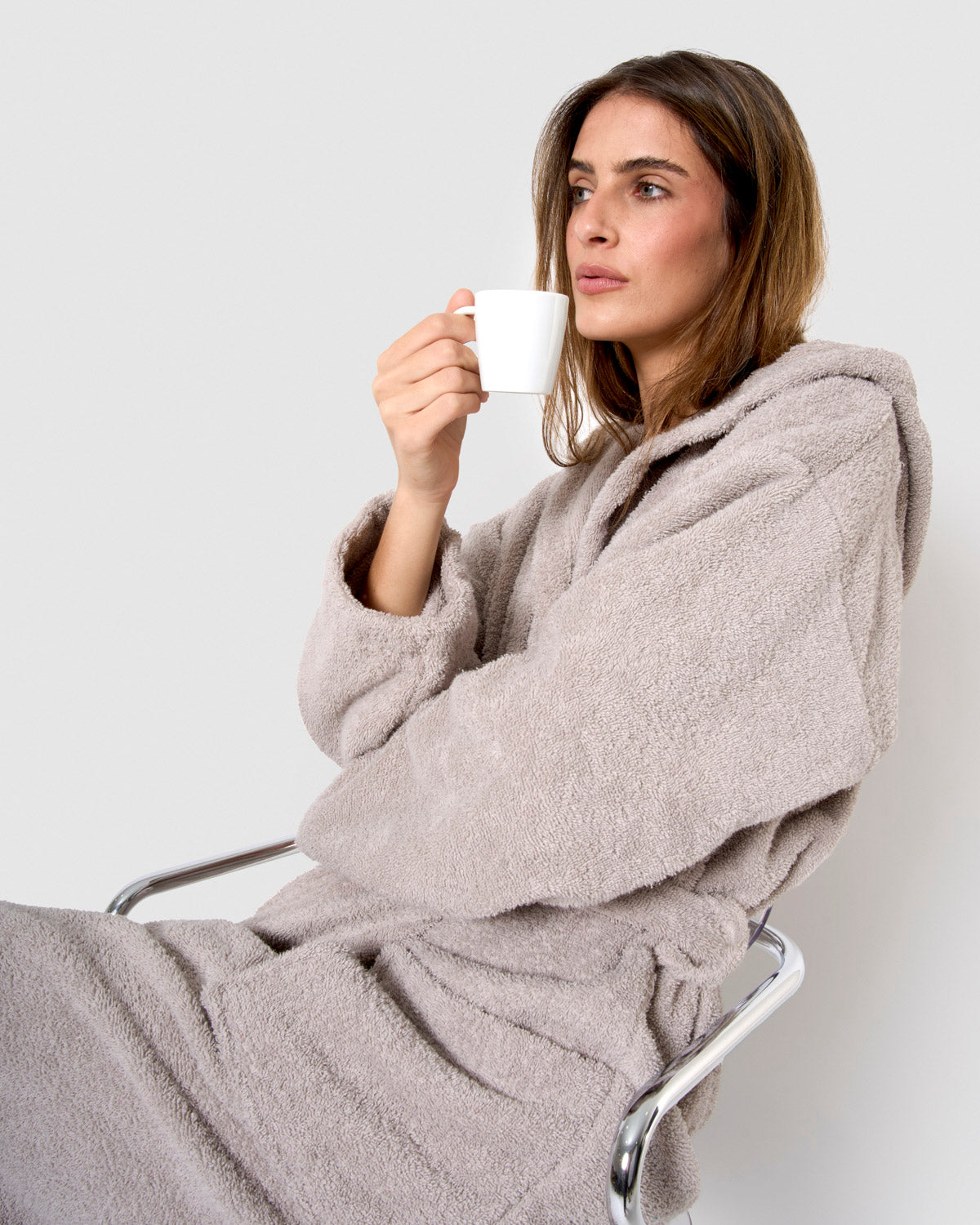 Albornoz capucha 450gr Unisex