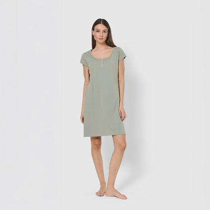 Blusón algodón liso