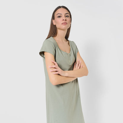 Blusón algodón liso