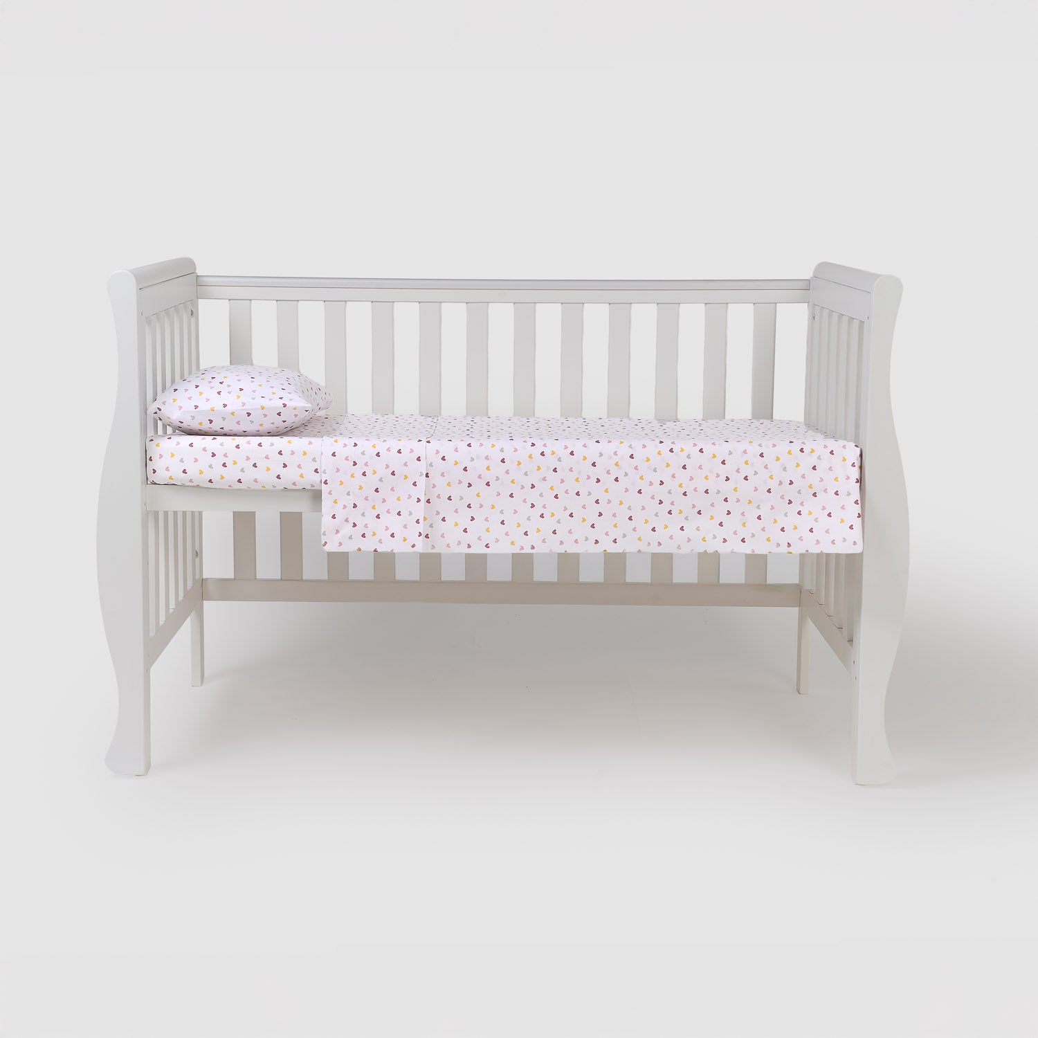 Juego de sábanas de cuna de algodón Julie