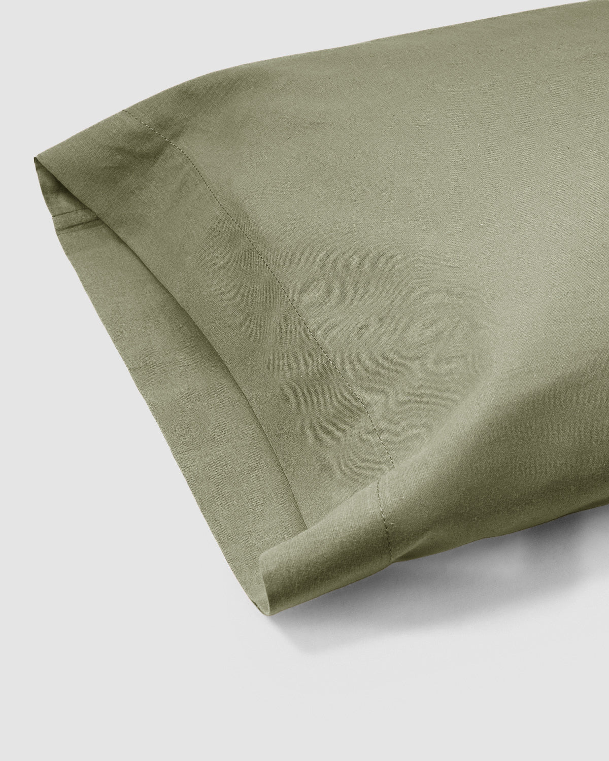 Plain cotton pillowcase