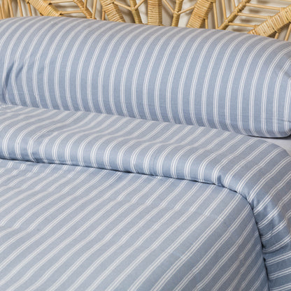 COPRIPIUMINO IN FLANELLA A RIGHE MARSIGLIA