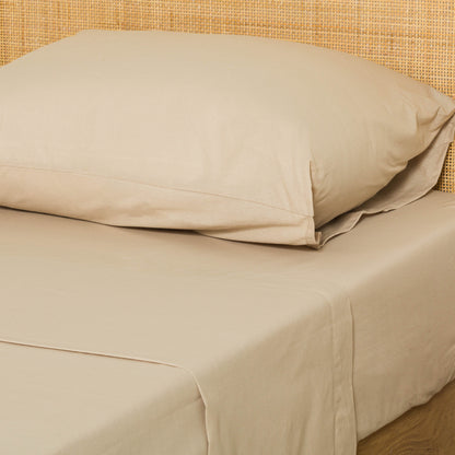 SET LENZUOLA PERCALE ALG TINTO