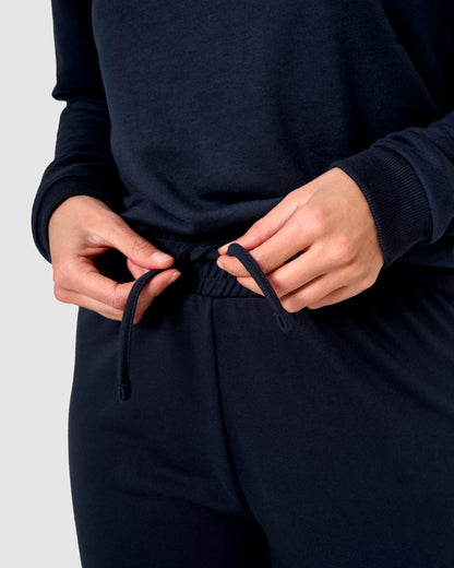 Calças compridas básicas desportivas para mulher