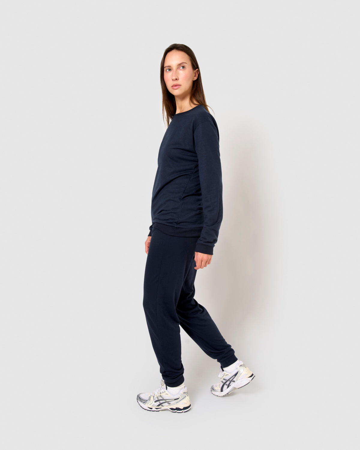 Calças compridas básicas desportivas para mulher