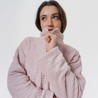 Sudadera terciopelo Raya lisa