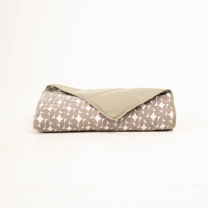 Colcha jacquard chenilla Keira verde seco