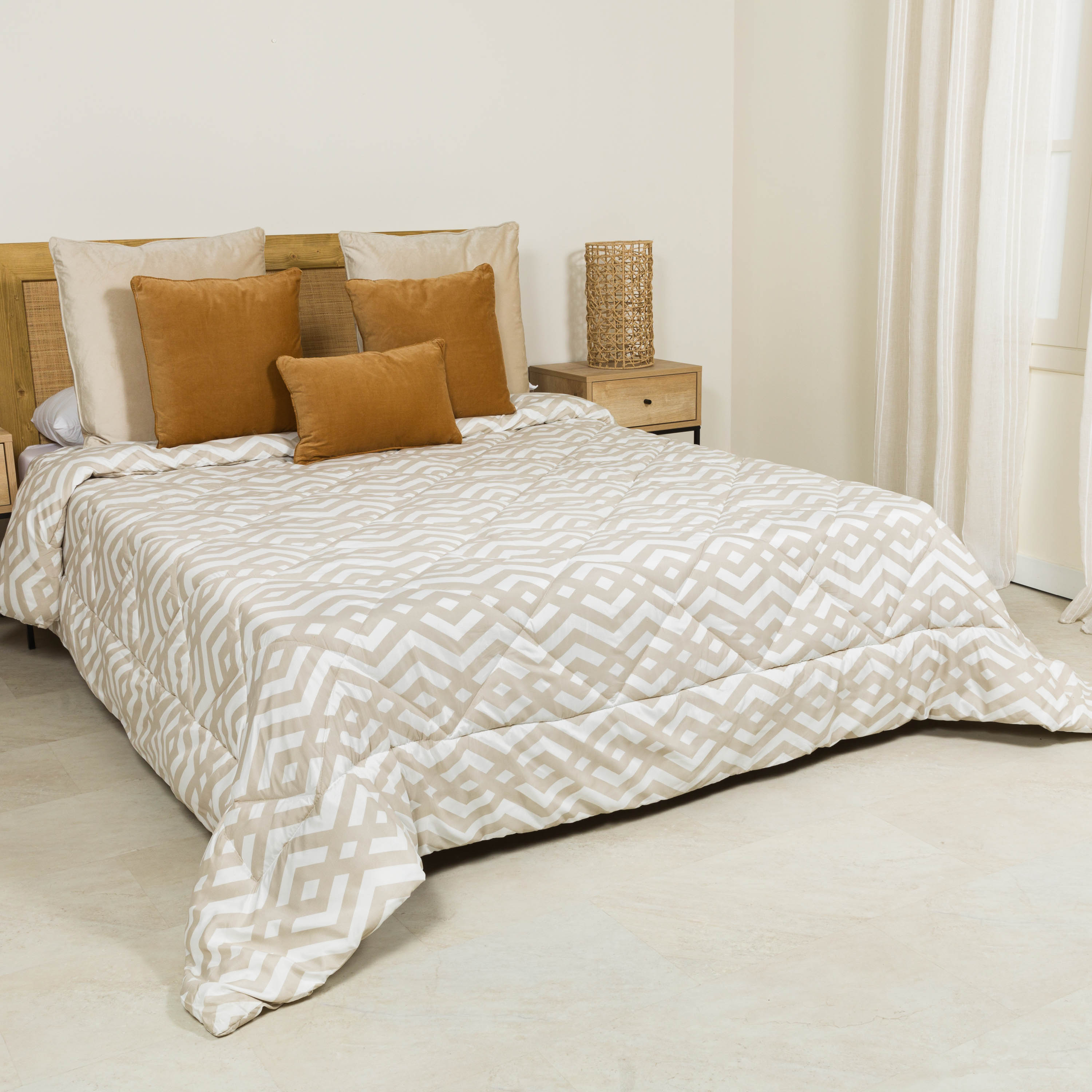 Edredón estampado Nela