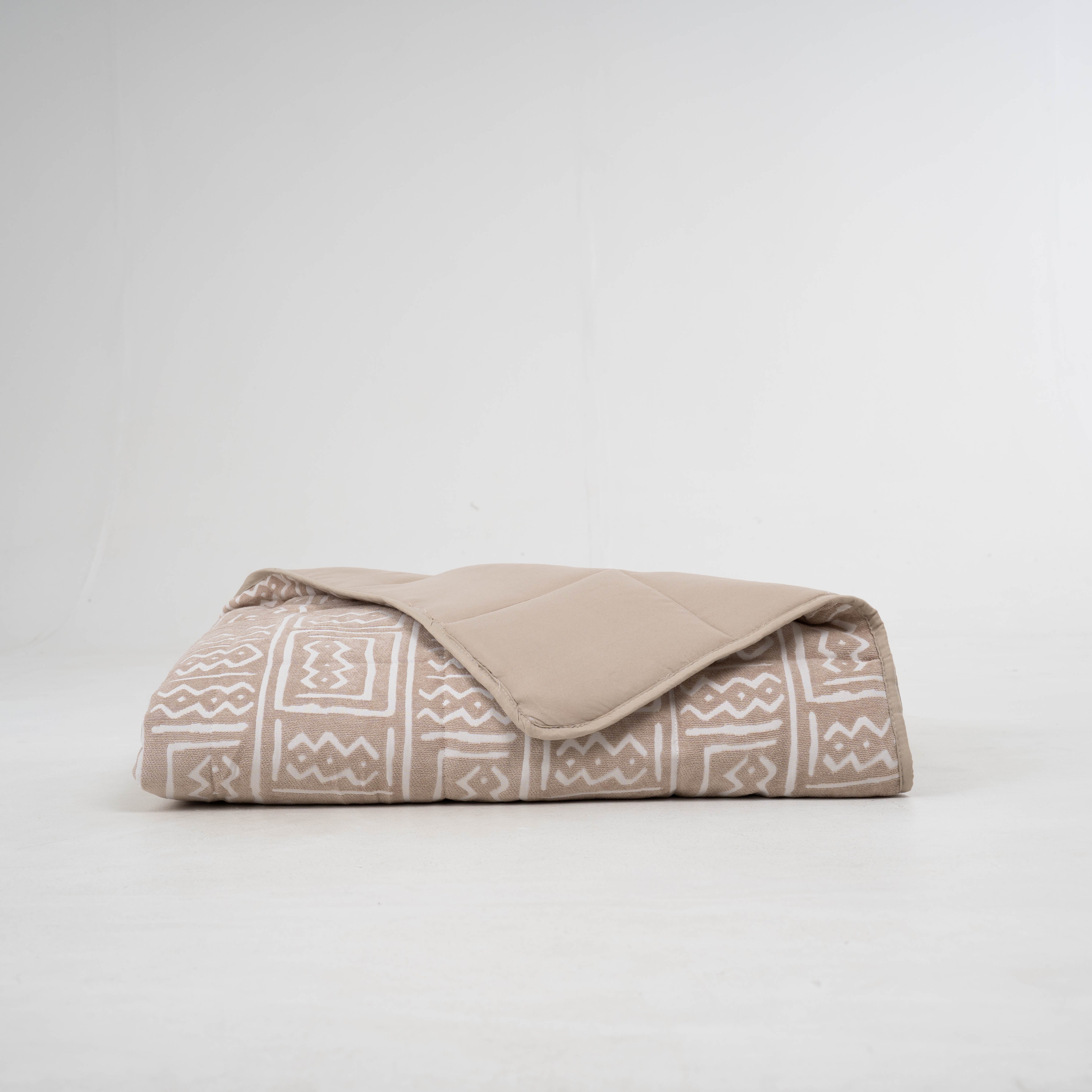 Colcha jacquard chenilla Vinuesa topo - 120gr