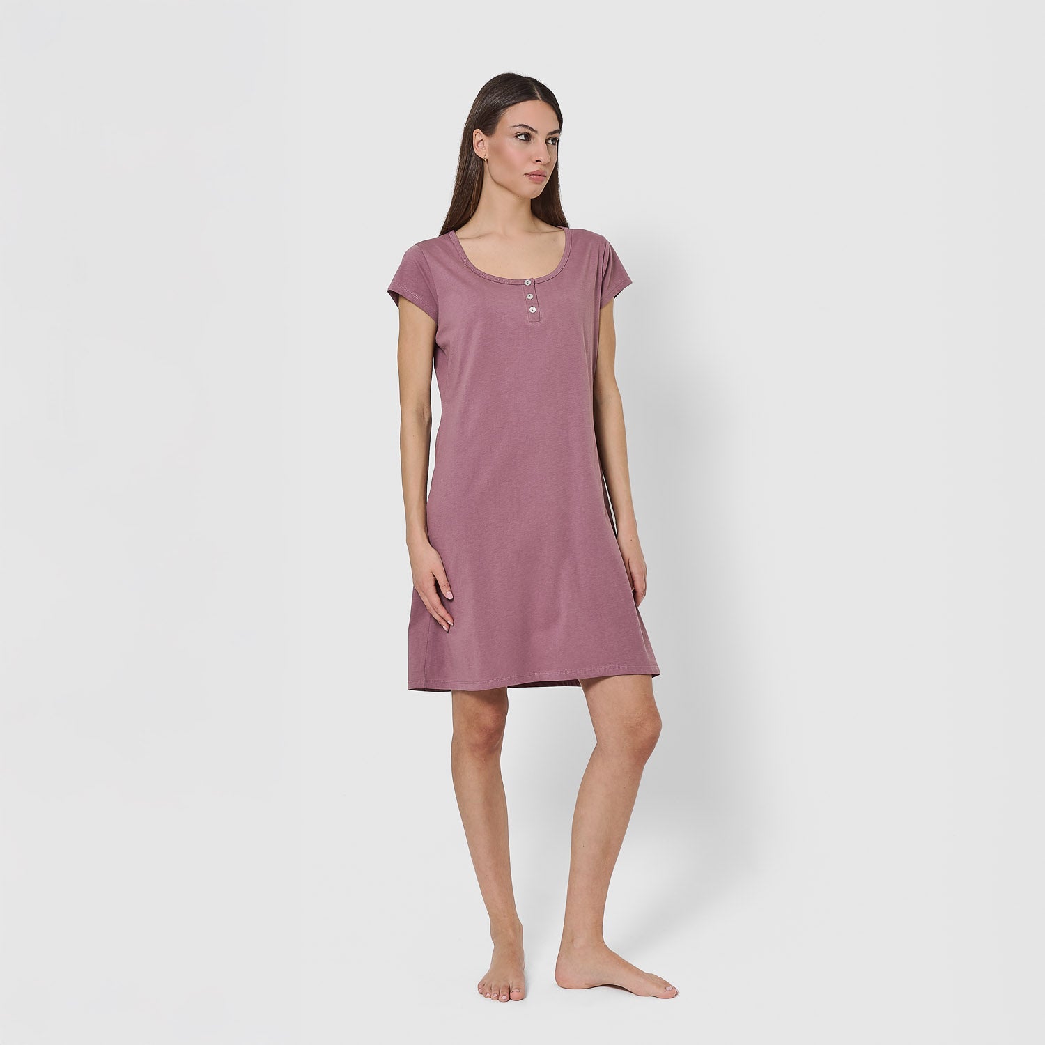 Blusón algodón liso