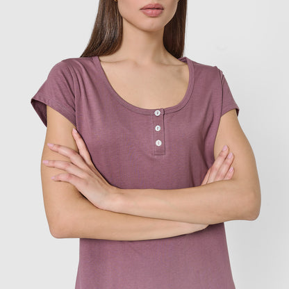 Blusón algodón liso