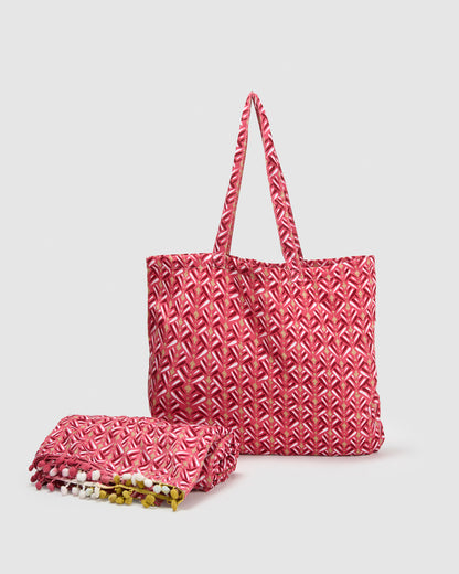 Toalha Pareô + Mochila Eloina