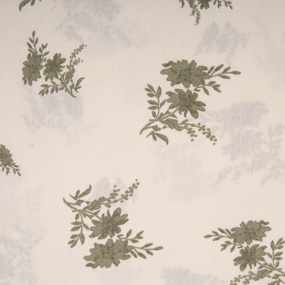 Jogo de lençóis algodão percal Petri verde seco