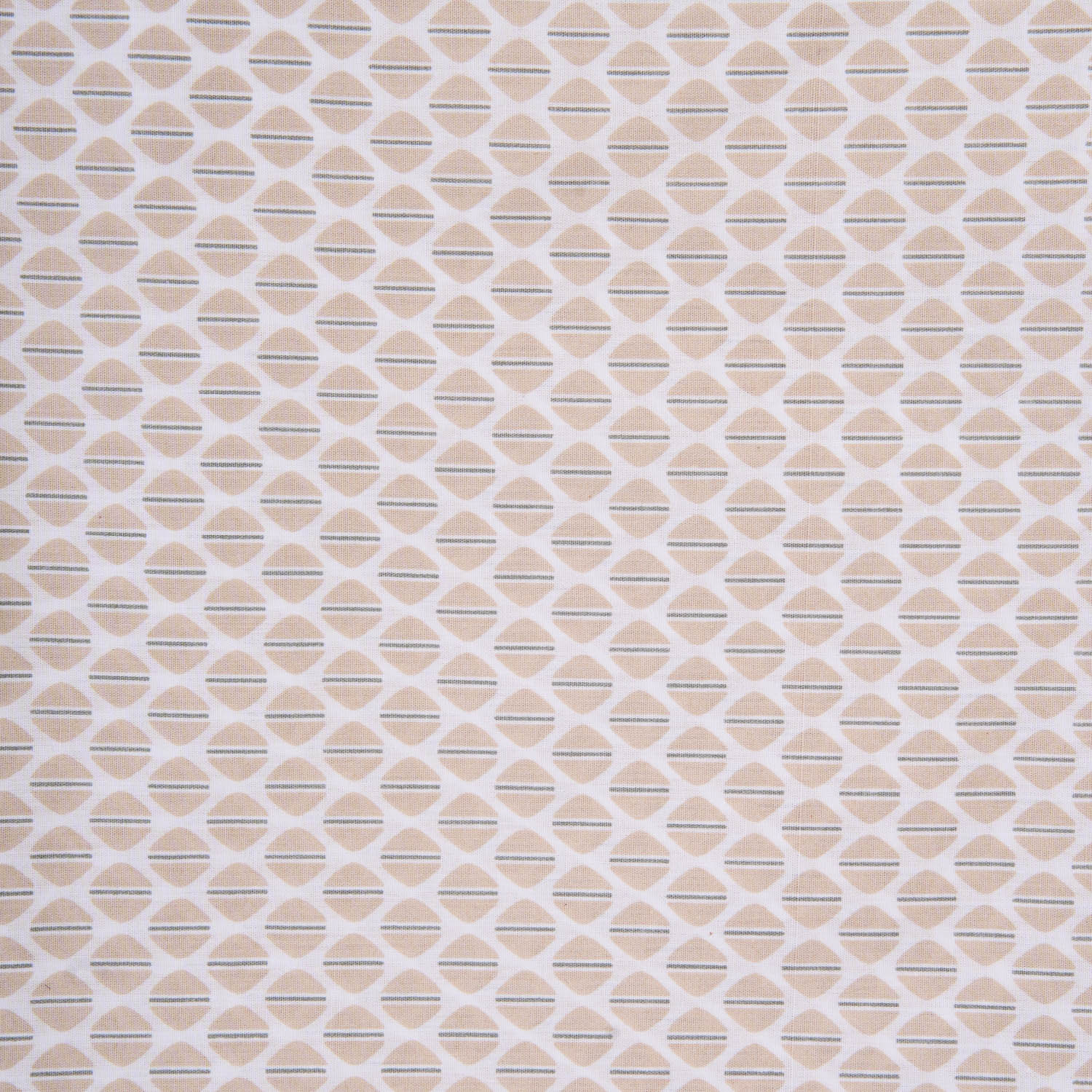 Juego de sábanas algodón percal Dune topo