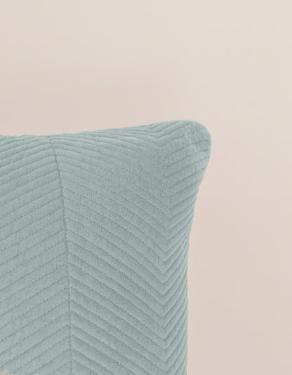 Almofada Veludo Algodão Hungria Verde Keike