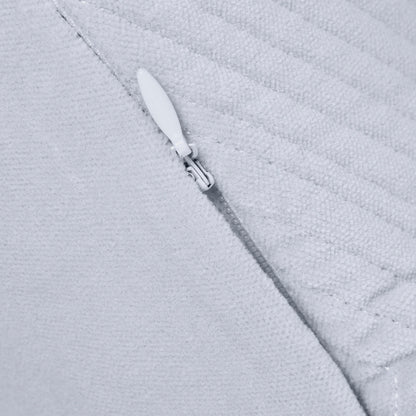 Cojín cuadrante terciopelo algodón Hungria azul keike 50x50 - funda + relleno