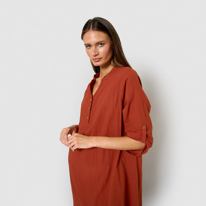 Canotta in cotone a tinta unita