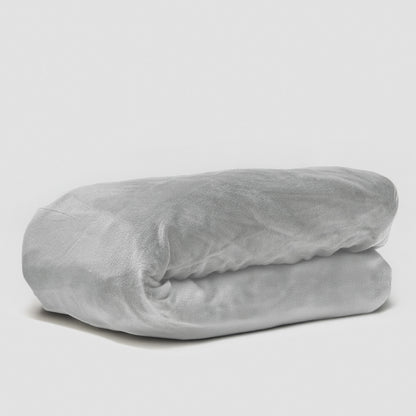 Funda de sofá lisa gris