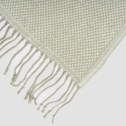 Plaid Espiga Verde Seco