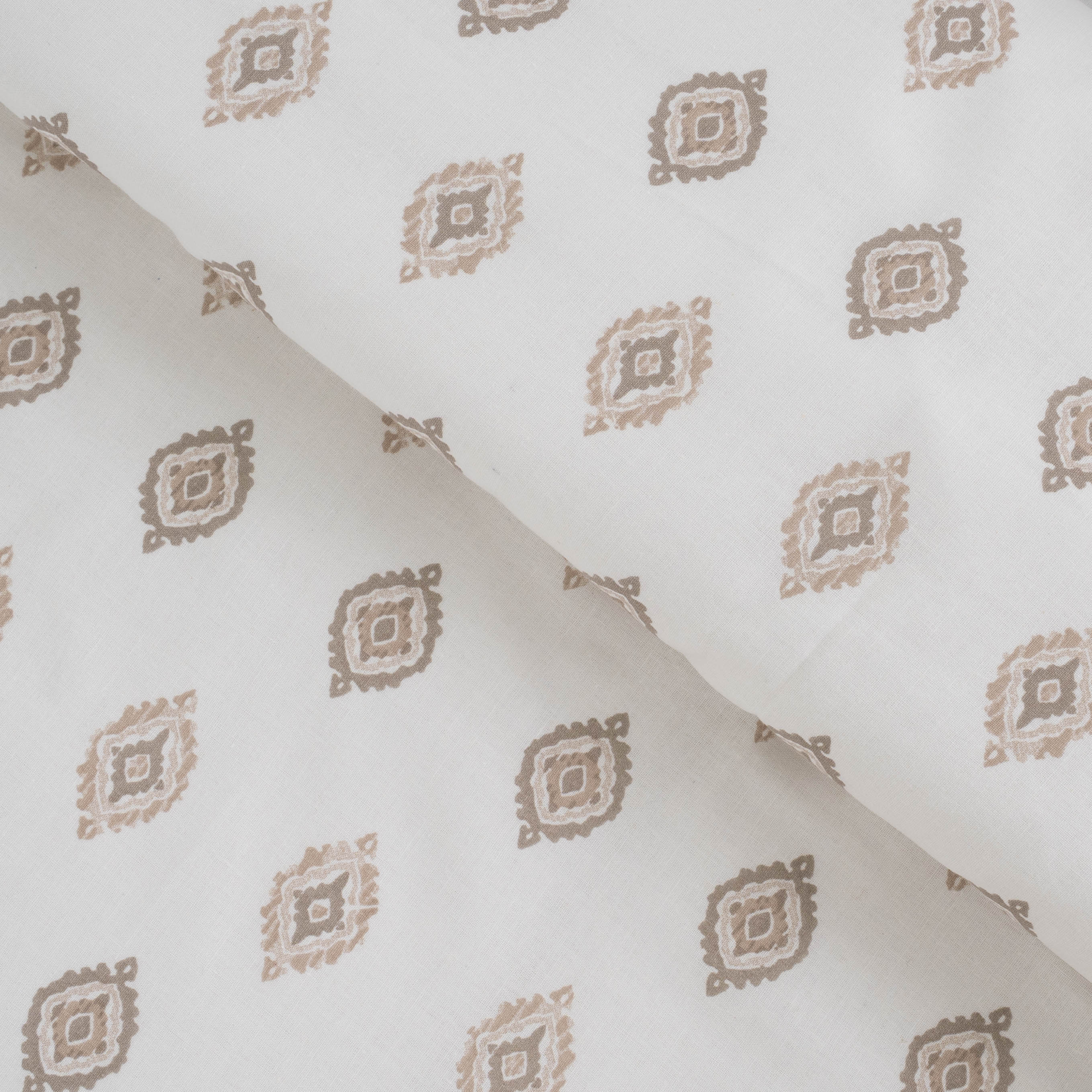 Funda nórdica algodón Beretia gris claro