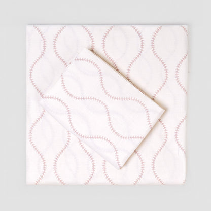 Juego de sábanas algodón Paniculata malva