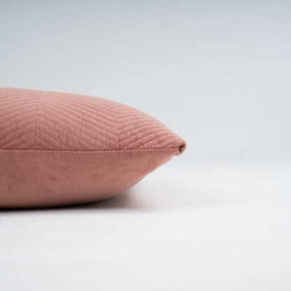 Cojín terciopelo algodón Hungria Rosette - funda + relleno