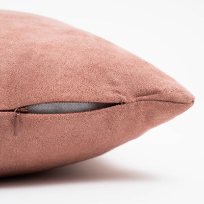 Cojín cuadrante Ante liso - funda + relleno