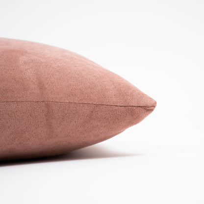 Cojín cuadrante Ante liso - funda + relleno