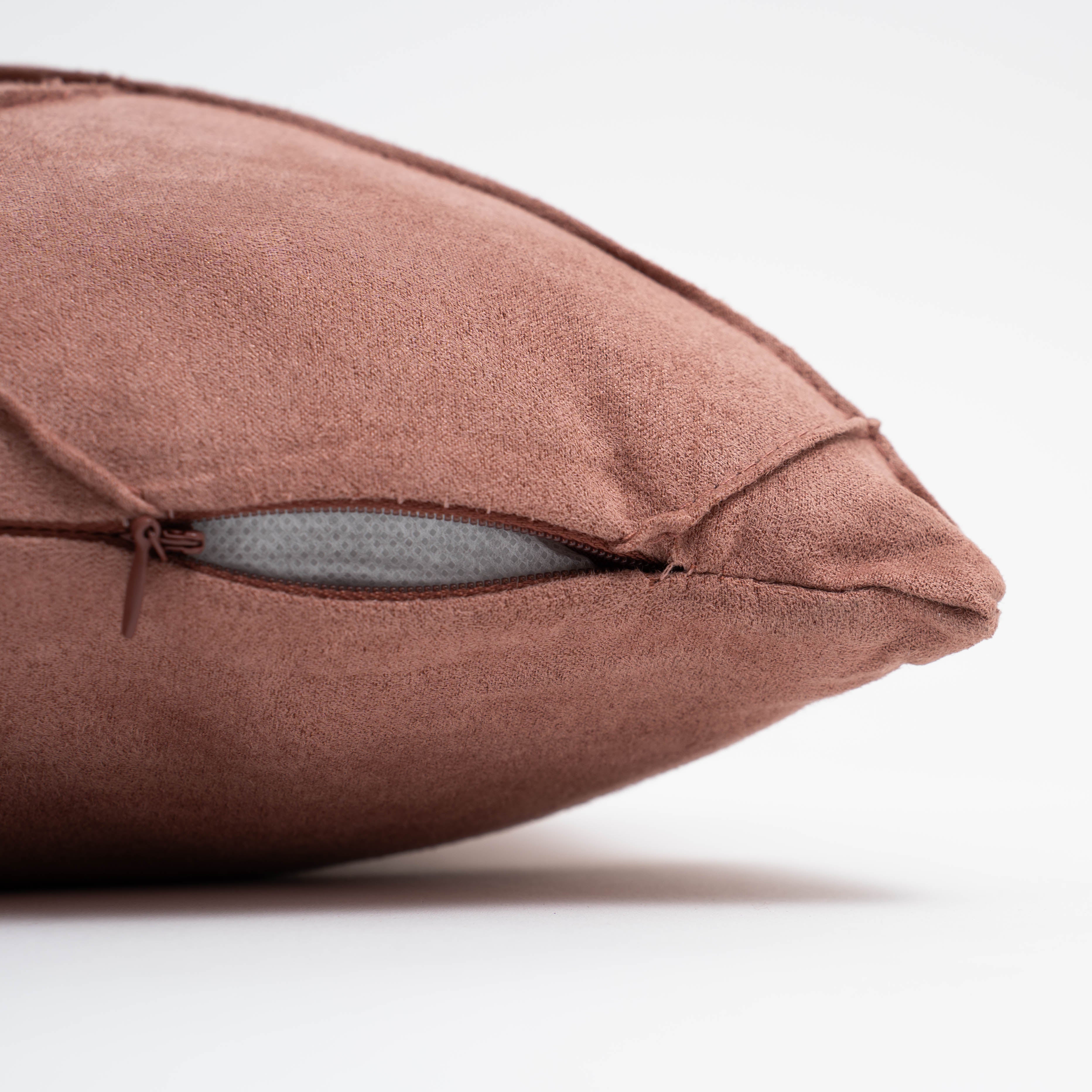 Cojín rectangular 30x50 New Rombo ante liso - funda + relleno