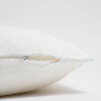 Cojín cuadrante terciopelo algodón liso - funda + relleno