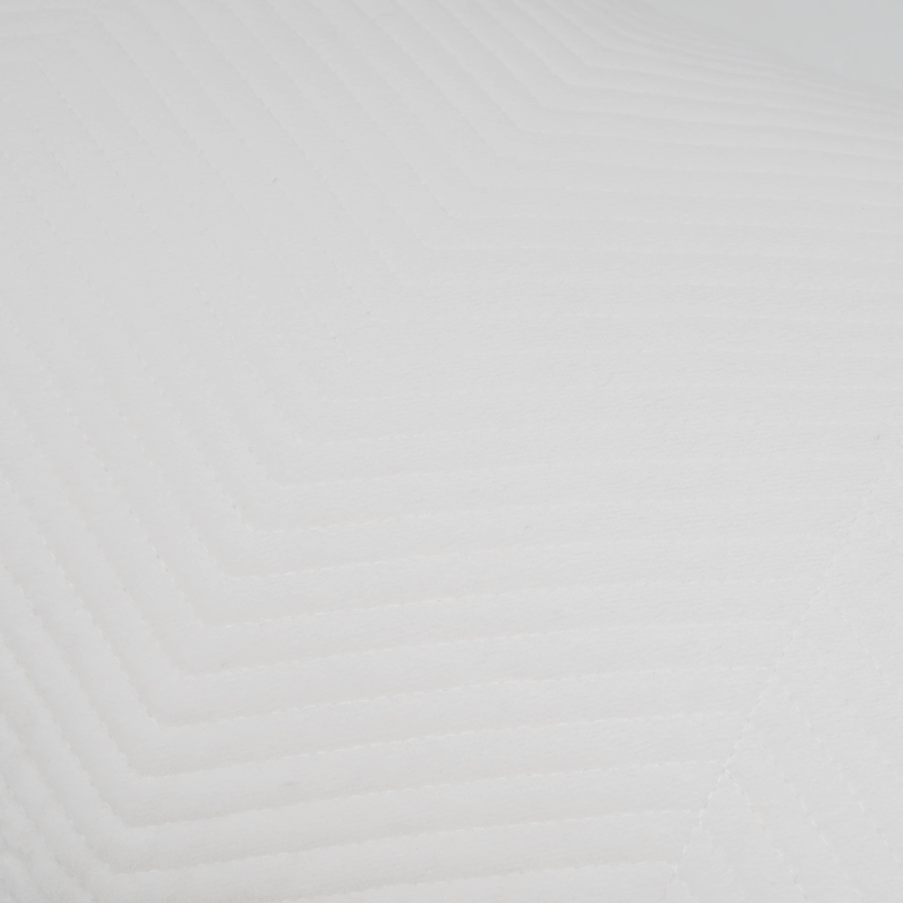 Almofada retangular 30x50 cm em veludo de algodão húngaro branco - capa + enchimento