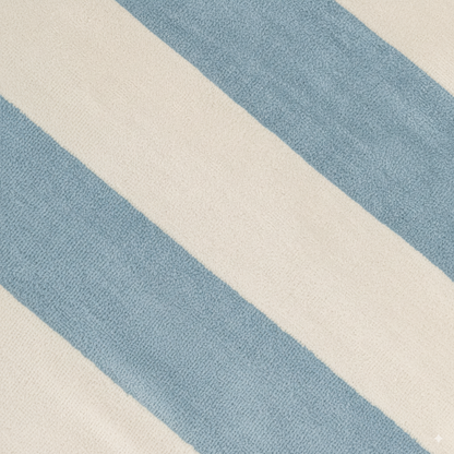 Toalla Playa Algodón 400gr Raya Azul Vaquero